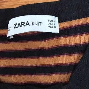 GUC Zara striped knit pullover